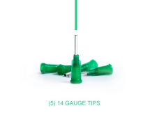 Xiem Tools Prescision Tip 14 gauge (Dark Green) 5 pack