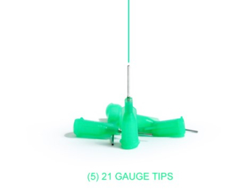 Xiem Tools Prescision Tip 21 gauge (Green) 5 pack