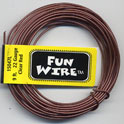FUN WIRE 22 GAUGE CLEAR RED