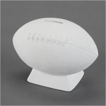 Paint Your Own Bisque Rugby Ball Money Box