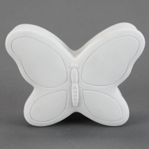 Bisque Butterfly Box - ?5.8 x 4.3 x 2.5inch