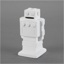 Bisque Robot Bank 1 - 90x90x165mm