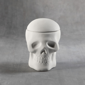 Bisque Skull Box 4.25 x 4.75 x 4.52Inch