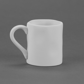 Bisque Wavy Ware Pottery Mug - 320ml 83x125x95mm