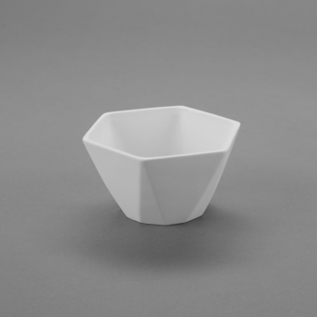 Bisque Geometric Small Bowl 5.2 x 5.2 x 3.1Inch