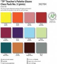 Amaco Teachers Palette Pack No.3 - 12 colours, 16oz each