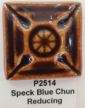 P2514 Potterycrafts Derek Emms CHUN BLUE ILMENITE SPECK Glaze