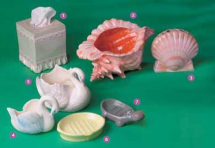 H104 Queen Conch Shell Mould - No2 in picture