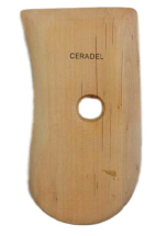 Narrow Flat Concave Wooden Throwing Rib