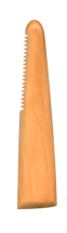 Serrated Comb Wooden Throwing Rib