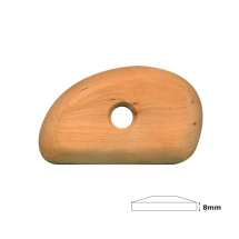 Kidney Shaped Wooden Throwing Rib