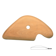 Curved Rim Former Wooden Throwing Rib