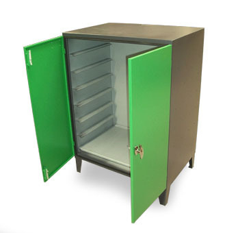 Damp Storage Cabinet 1280H x 920W x 635D mm (4 shelves)