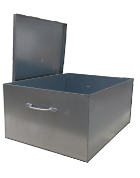 Galvanised Smoke Box for RAKU W65cm x D50cm x H30cm