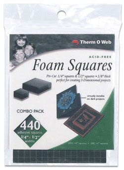 ThermoWeb - Black Foam Squares Value Pack