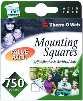 ThermoWeb - Mounting Squares 750 Per Box